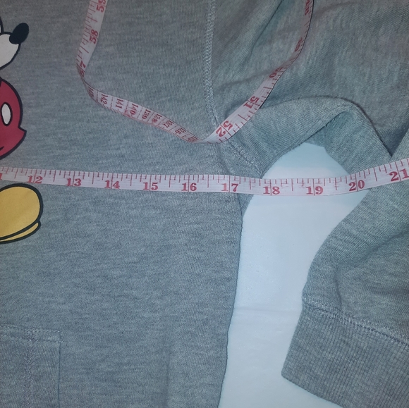 Disney | Mickey Mouse Hoodie Gray Size L (10/12) - Picture 7 of 9